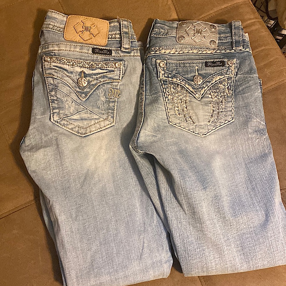 Perfect condition miss me buckle jeans